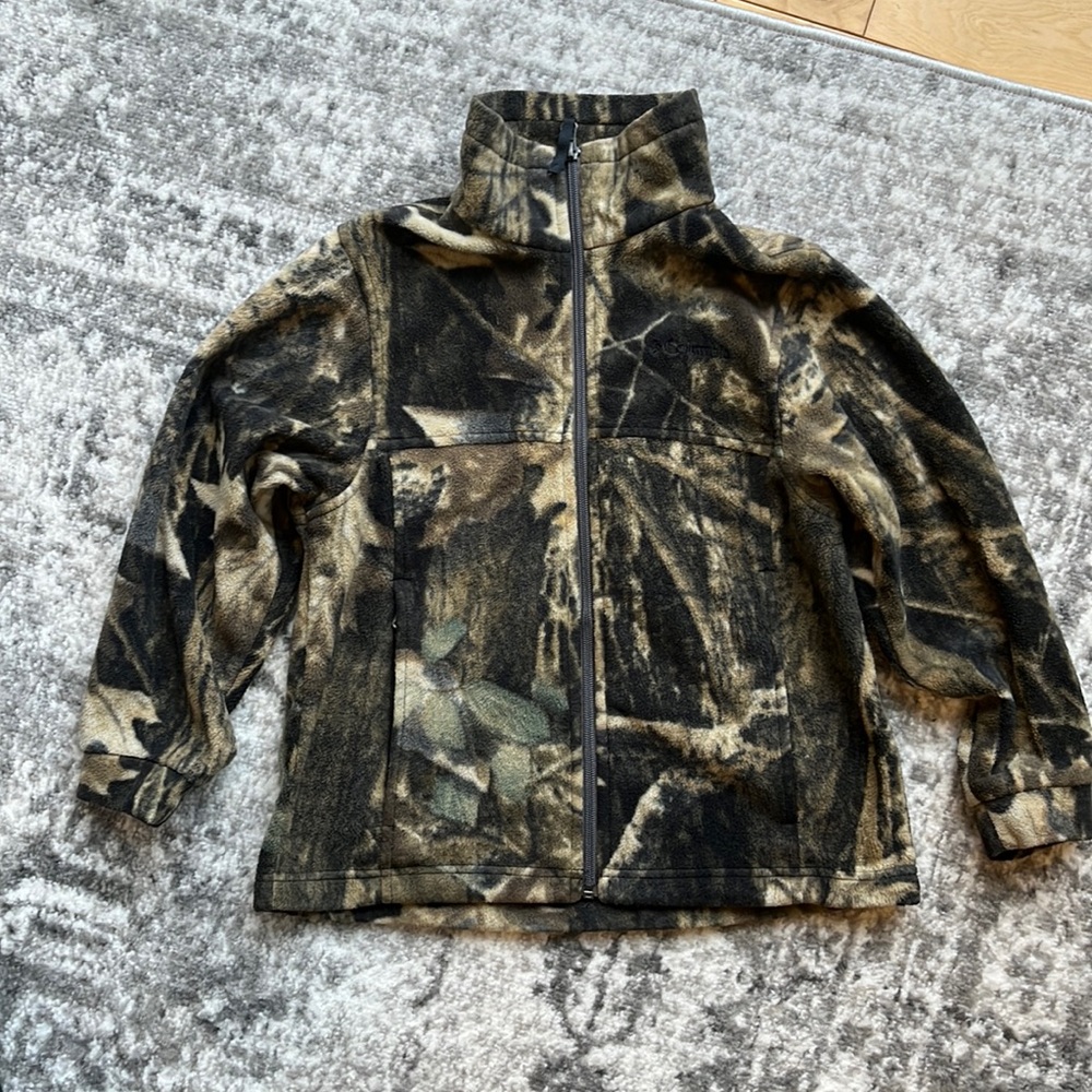 Boys Columbia zip up fleece